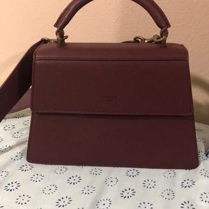 Angela Roi Hamilton Satchel - Bordeaux